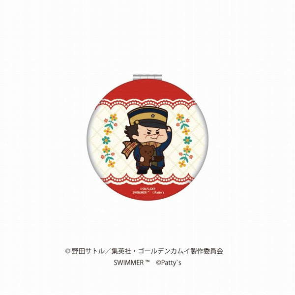 『ゴールデンカムイ×SWIMMER』コンパクトミラー 杉元佐一